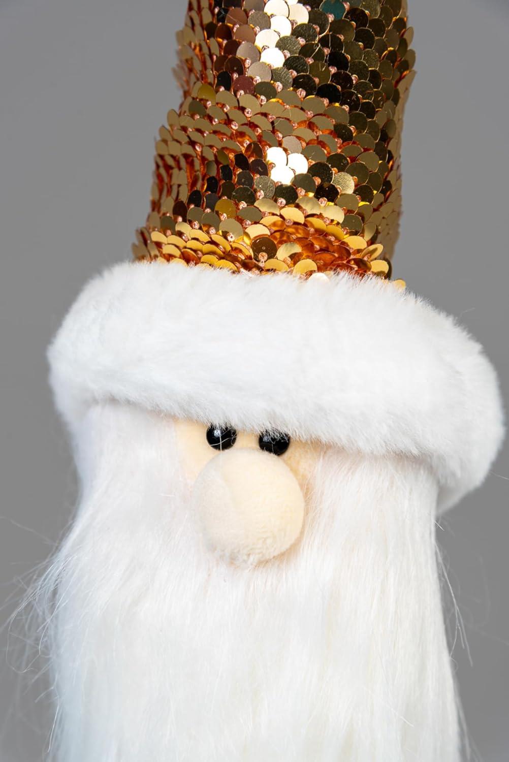 58cm Gold Santa