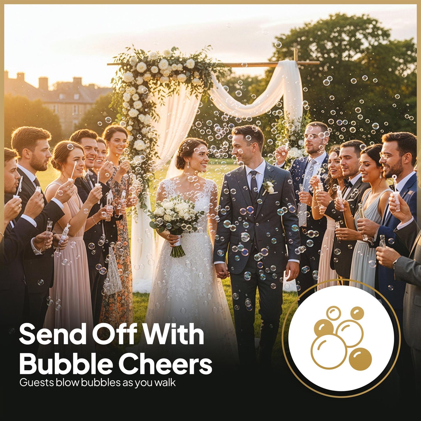48 Wedding Wand Heart Tube Bubble Favours