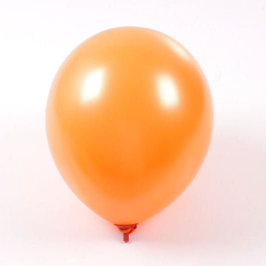 25pcs 12" Metallic Orange Colour Latex Balloons