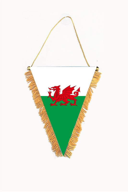 Welsh Wall Hanging Pennant 10X15CM
