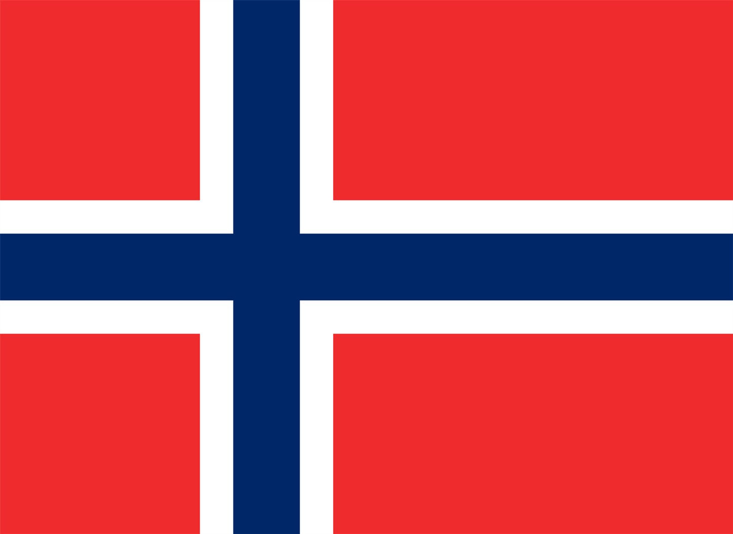 Norway Flag - 5x3ft with Eyelets