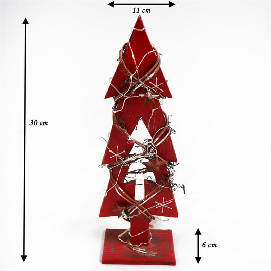 Red Tree with 20 LEDs