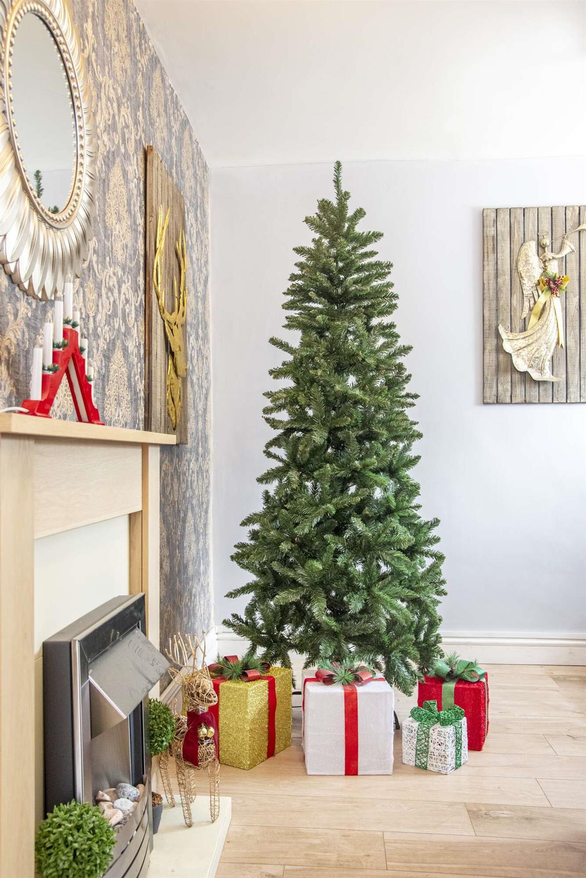 5 Feet Slim Green Christmas Tree