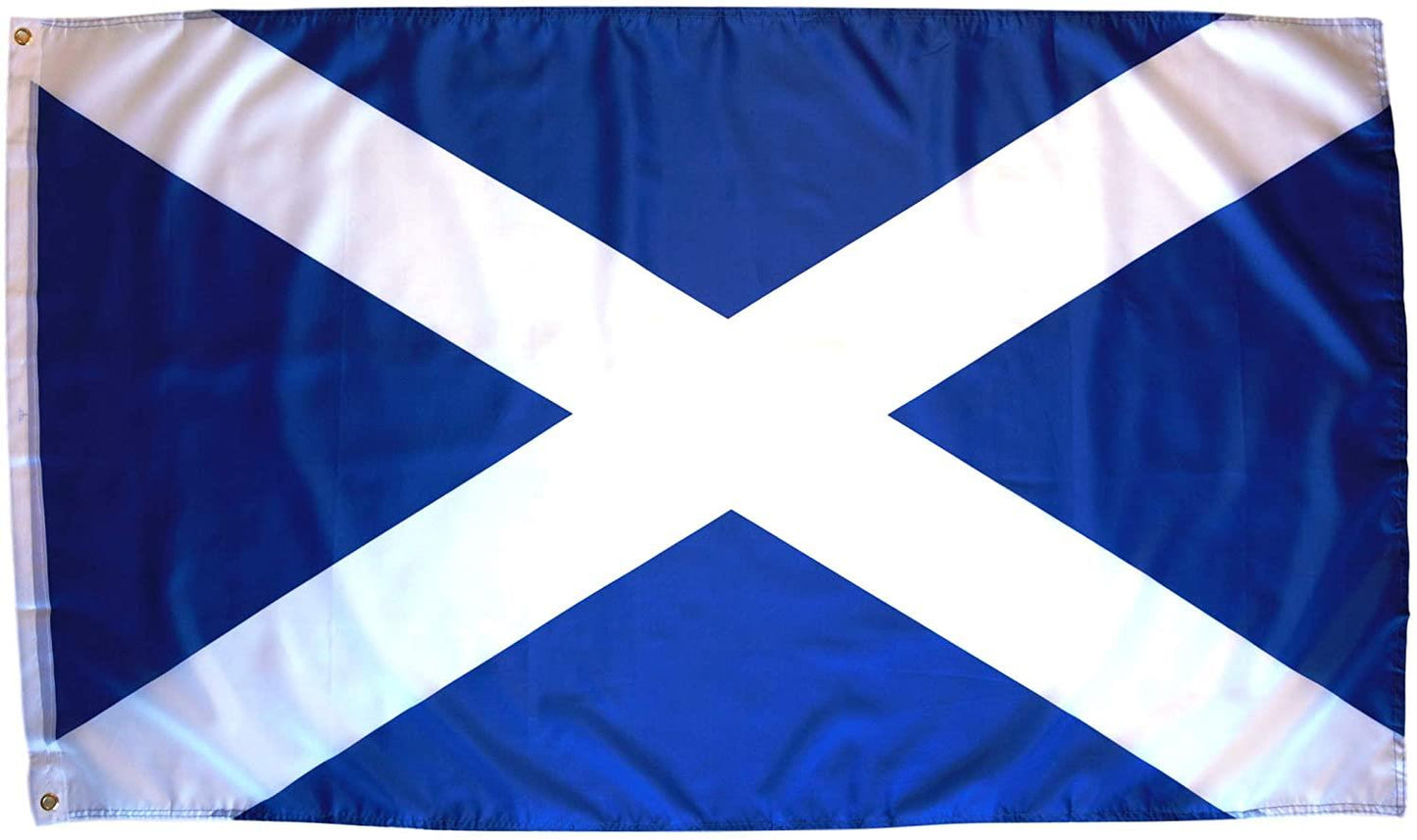 Scotland Flag 5x3ft With Eyelets