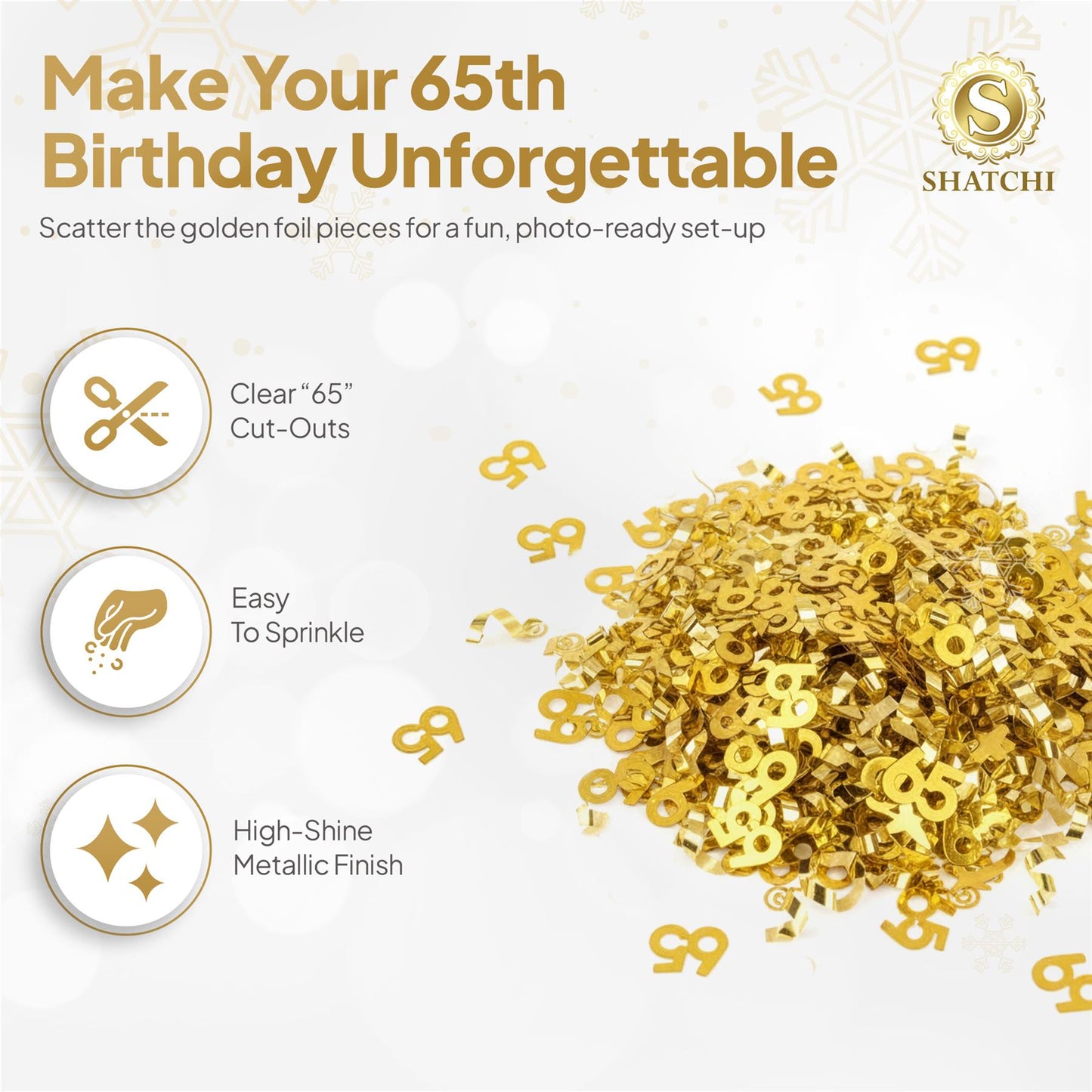 65th Confetti Gold 14g - 2pk