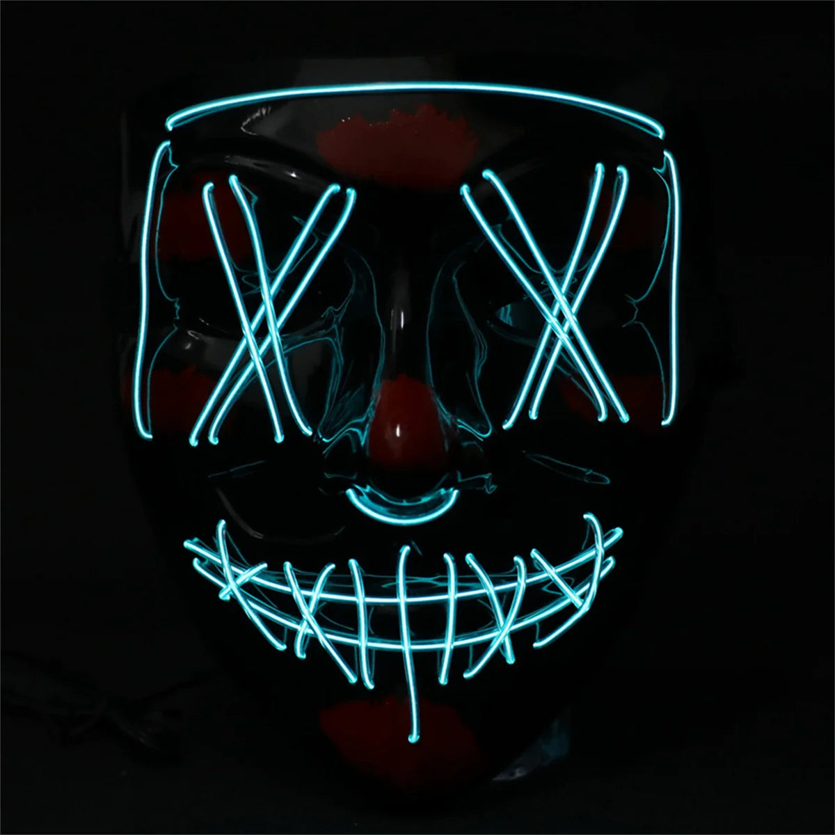 LED Stitched Purge Mask - Ice Blue