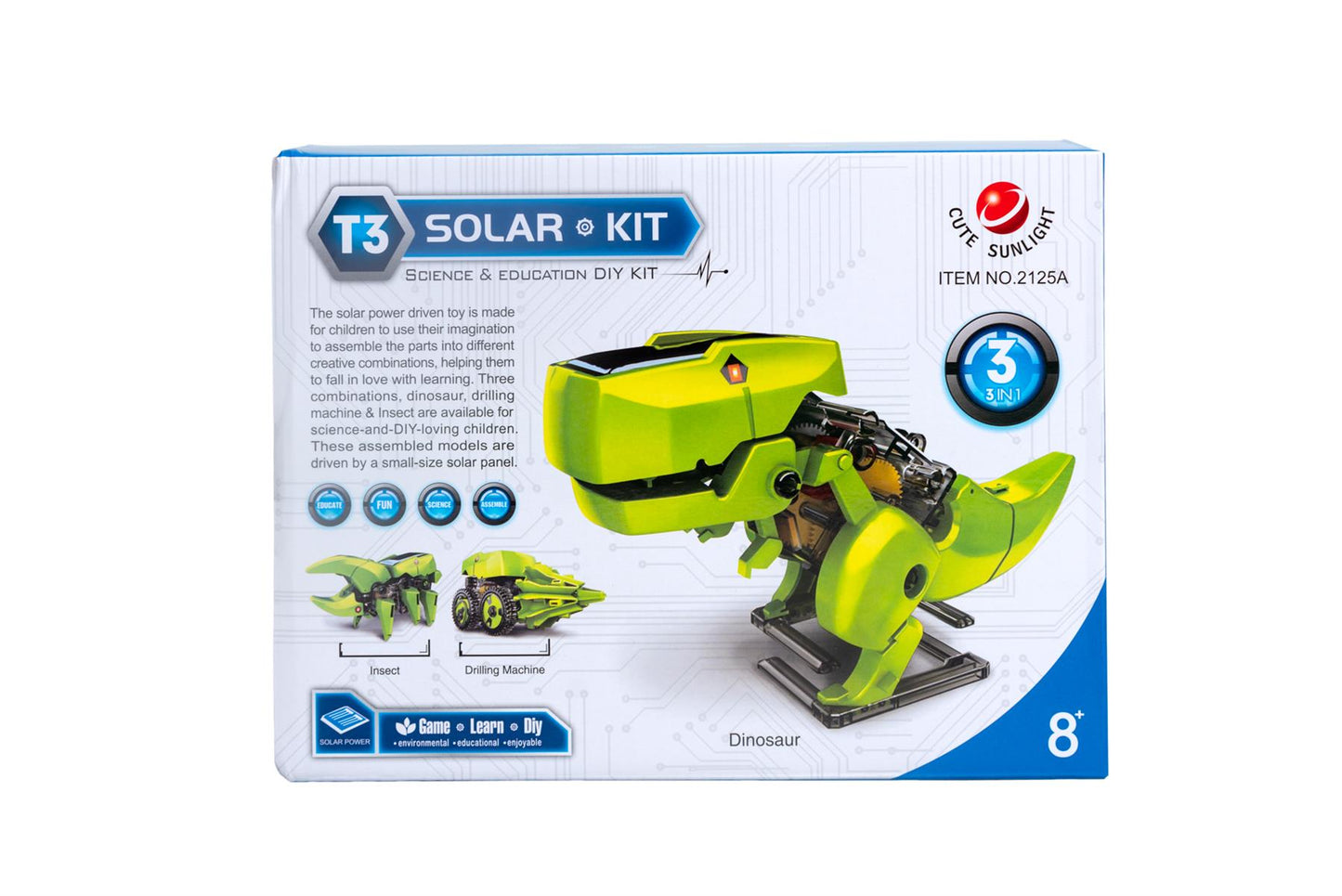 3-in-1 Solar Robot DIY Kit