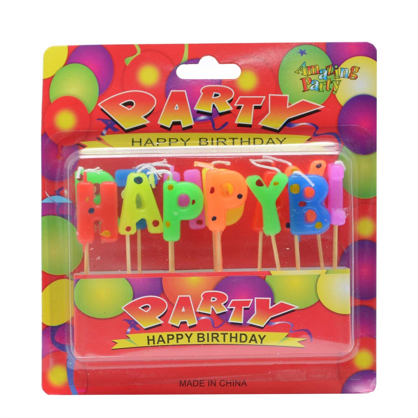 Happy Birthday Letter Candles