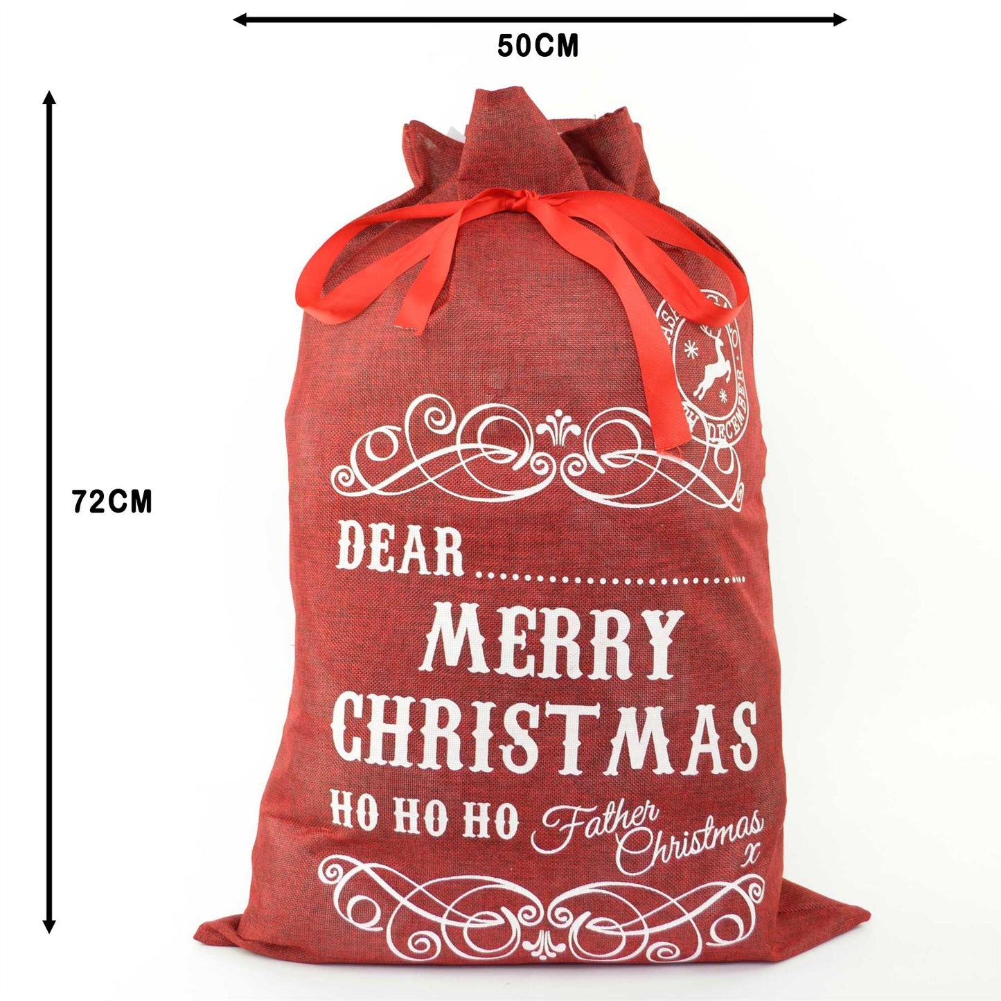 Personalised Santa Sack - Christmas Stocking, 72x50cm