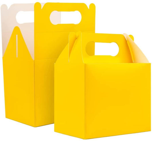 20 Yellow Party Lunch Boxes