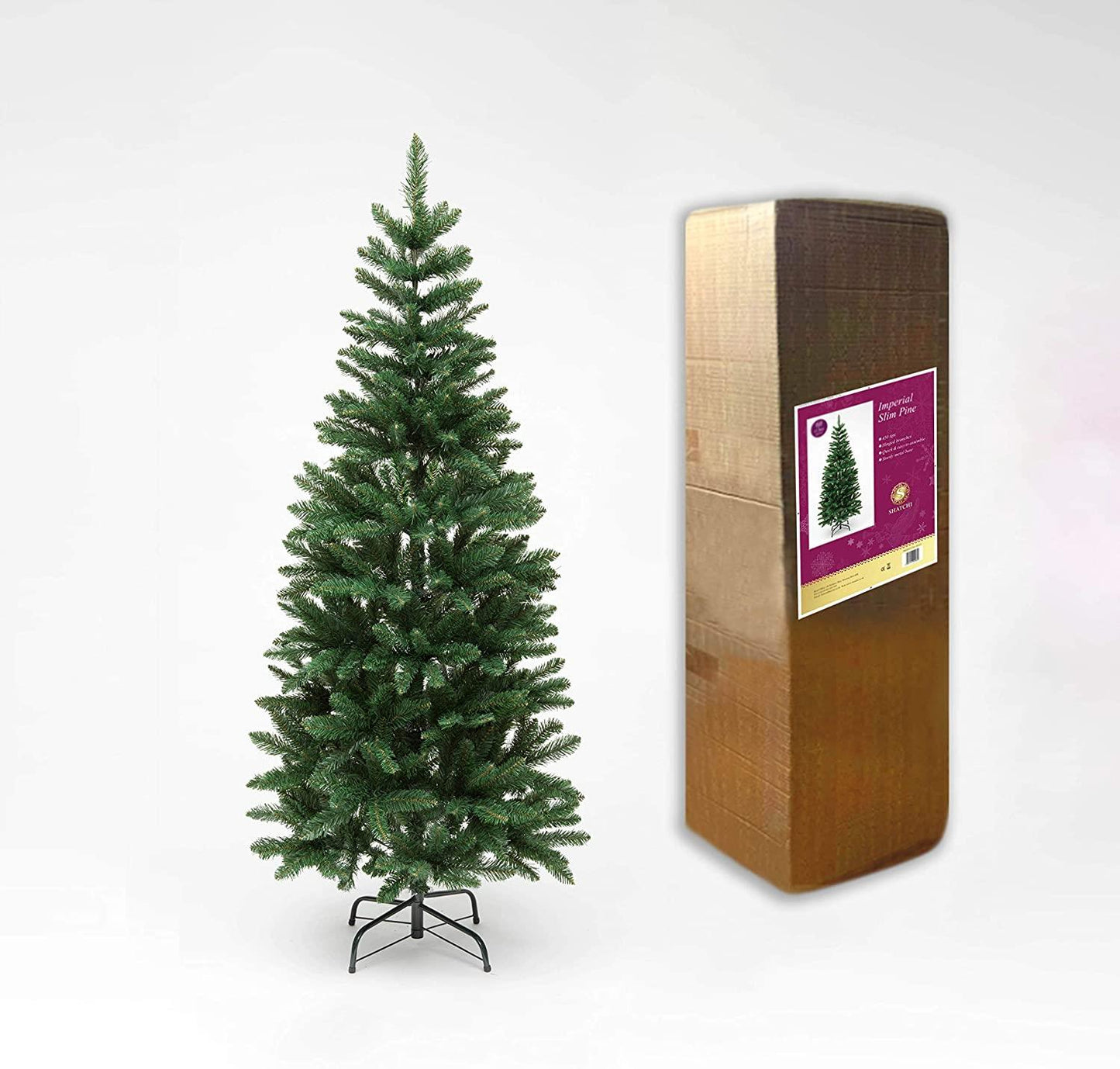 5 Feet Slim Green Christmas Tree
