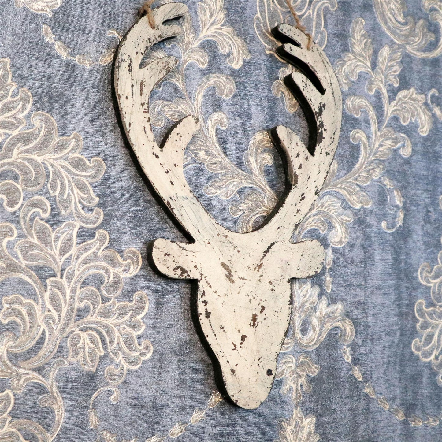 Cream Deer Head Hanging Decorations