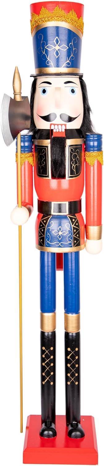 180cm Wooden Nutcrackers Figures Christmas Ornament
