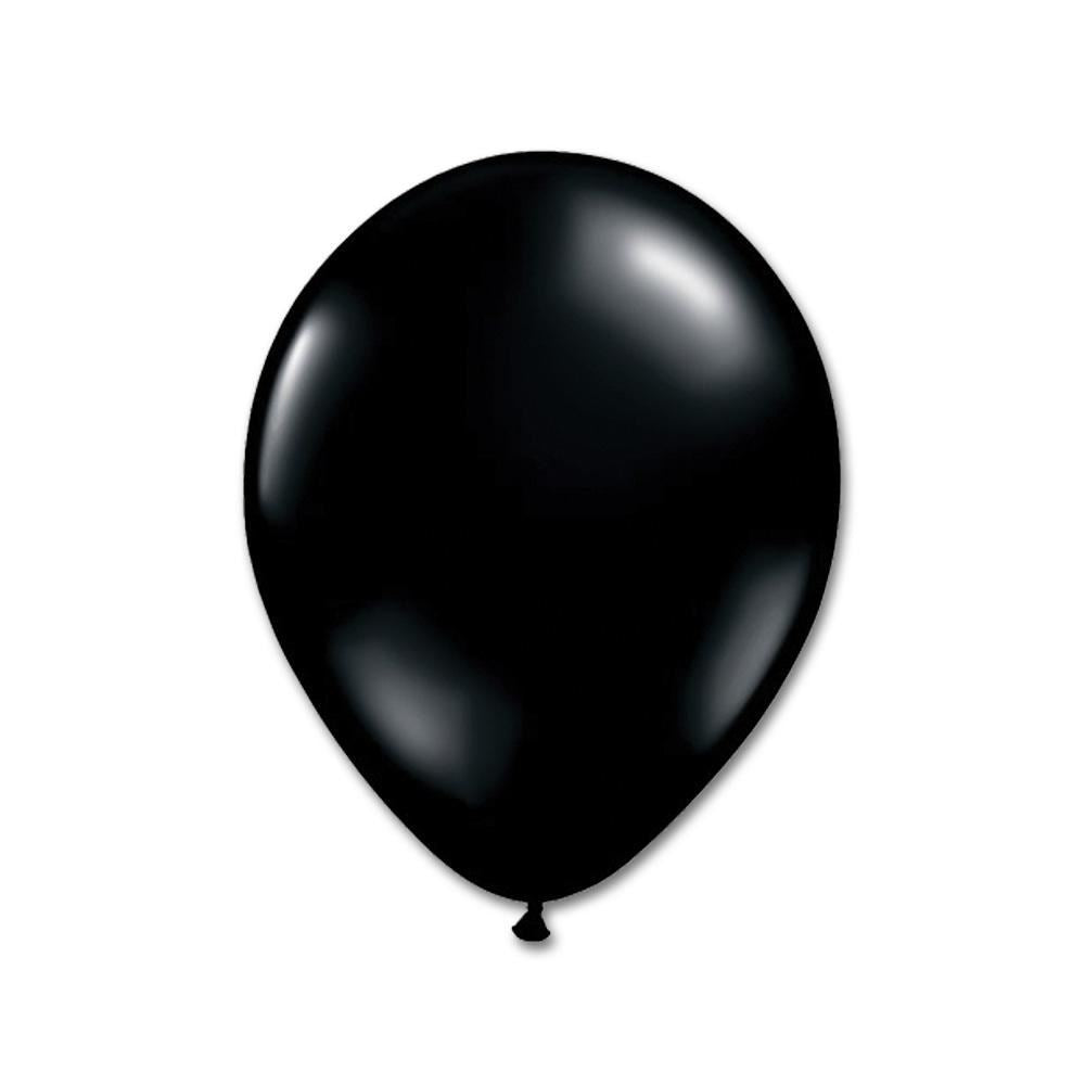 50 Black Balloons - 12"