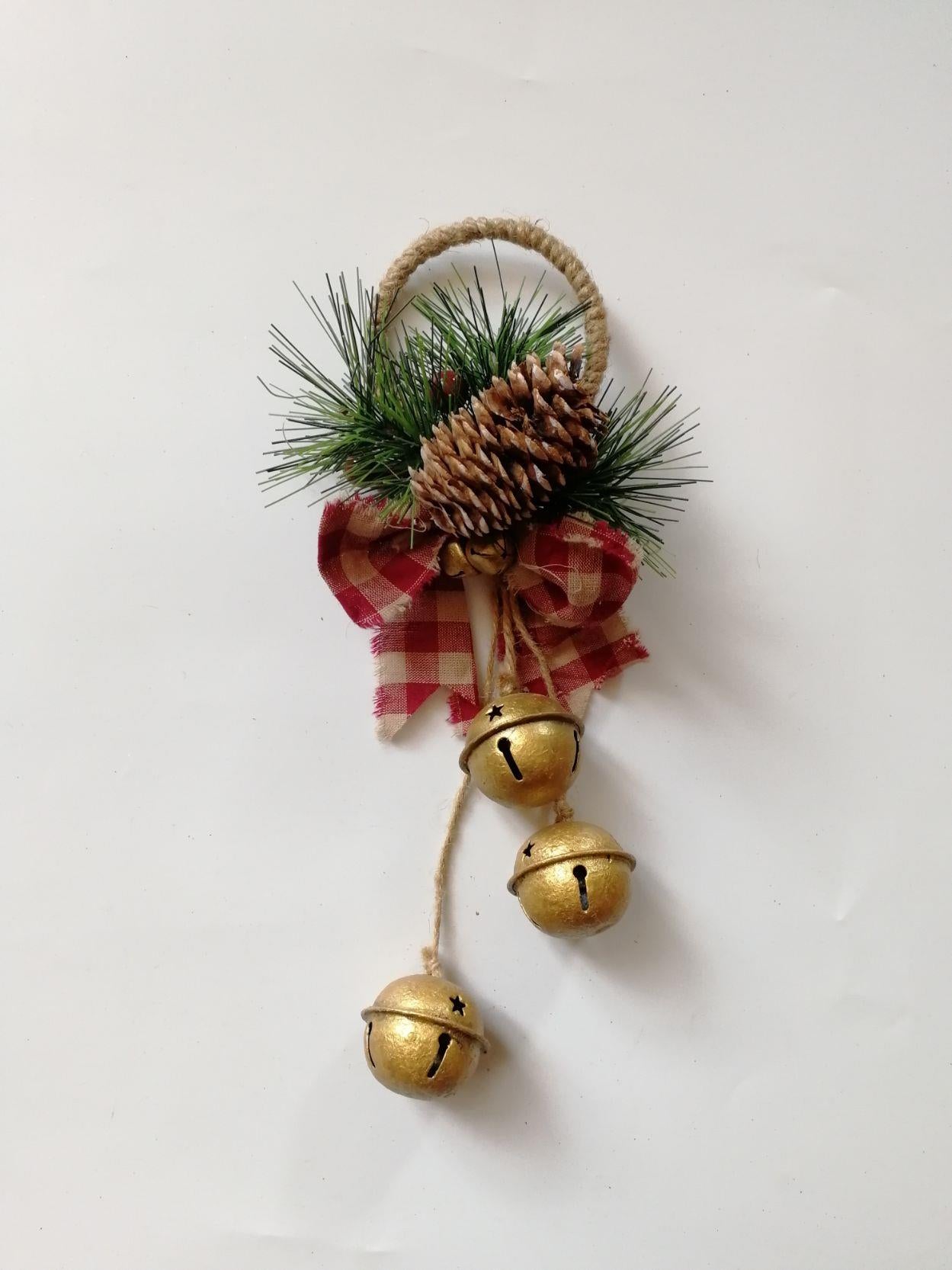 27cm Hanging Decorations with Golden Bells