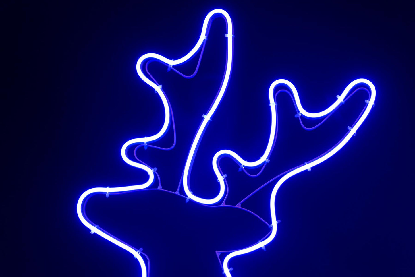 Blue Reindeer Rope Light 89 x 50cm