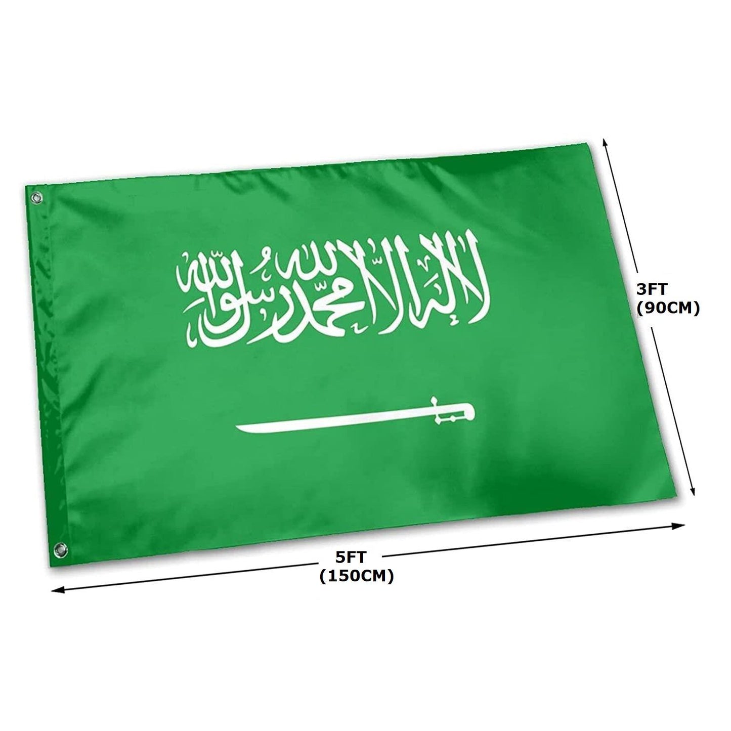 Saudi Arabia Flag 5 x 3ft