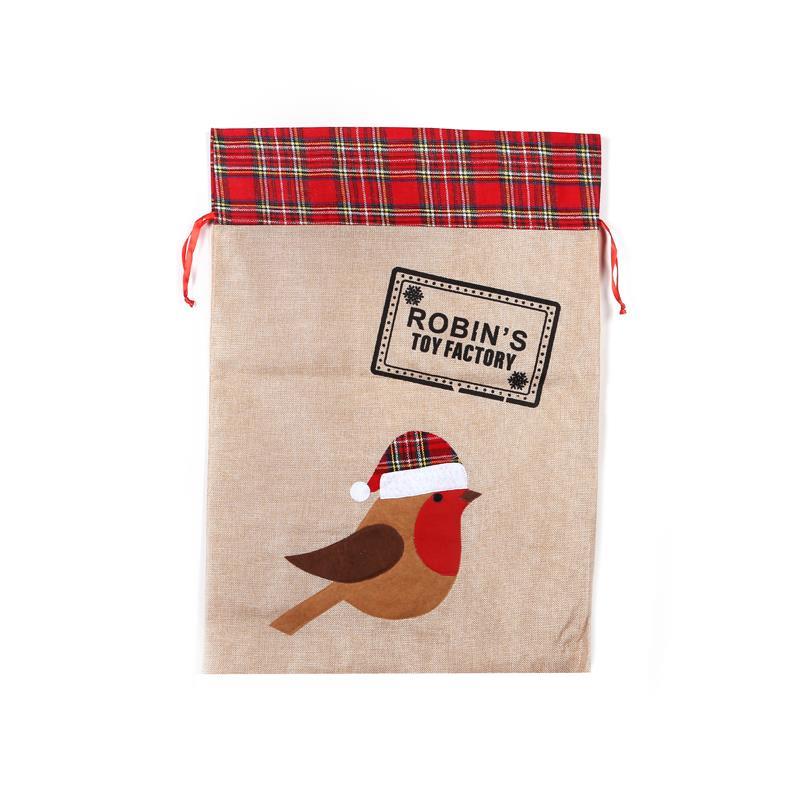 Robin Christmas Sack (50x70cm)