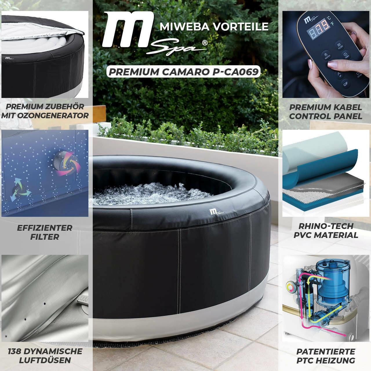 MSPA Camaro Premium 4-Person Hot Tub