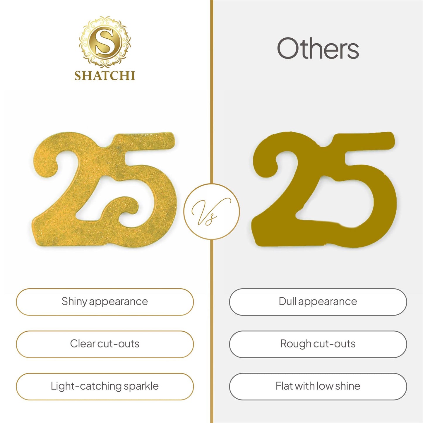 25th Gold Confetti 14G 1PK