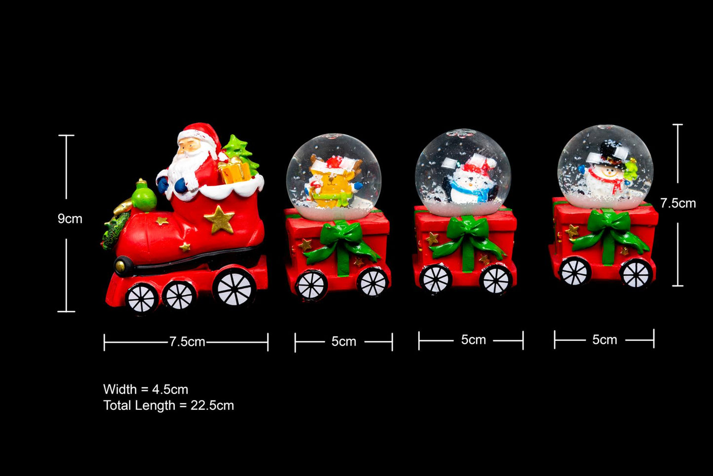 Christmas Snow Globe Novelty Train Set