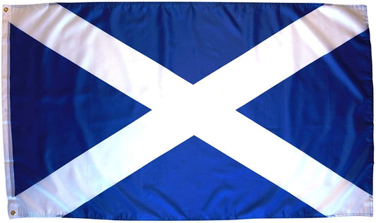 Scotland Flag 5x3ft With Eyelets