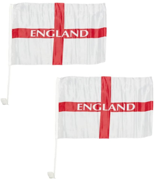 30cm x 46cm Set Of 4 England Car Window Home Decoration St George Flag