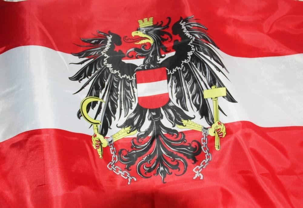 Austria Flag - 5x3ft with Eyelets