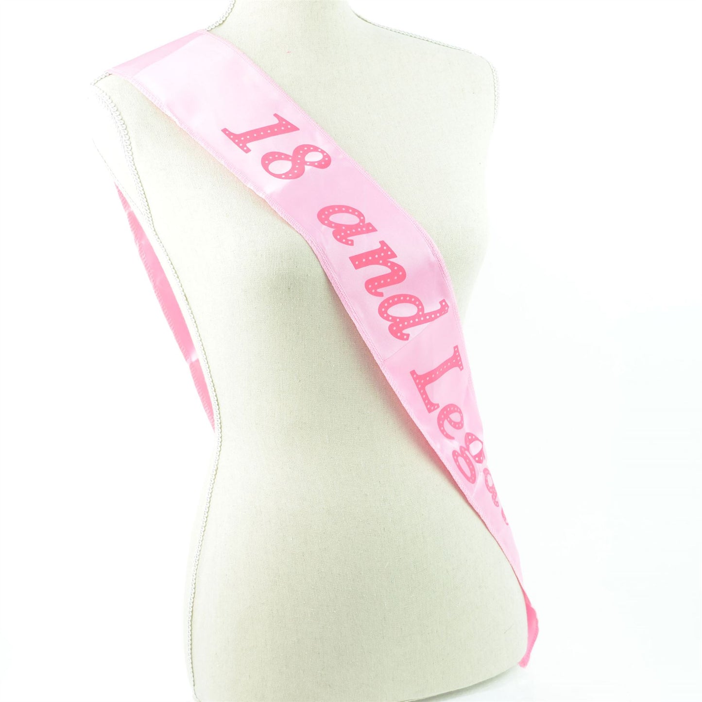 Pink 18th Birthday Sash