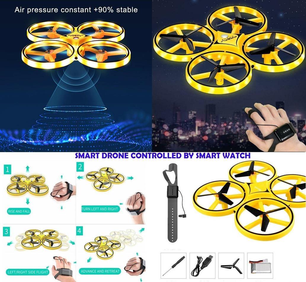 Smart Watch Controlled Drone UFO Interactive Quadcopter