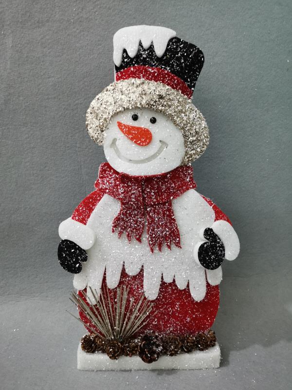 Foam Snowman On Board Red 32 CMation