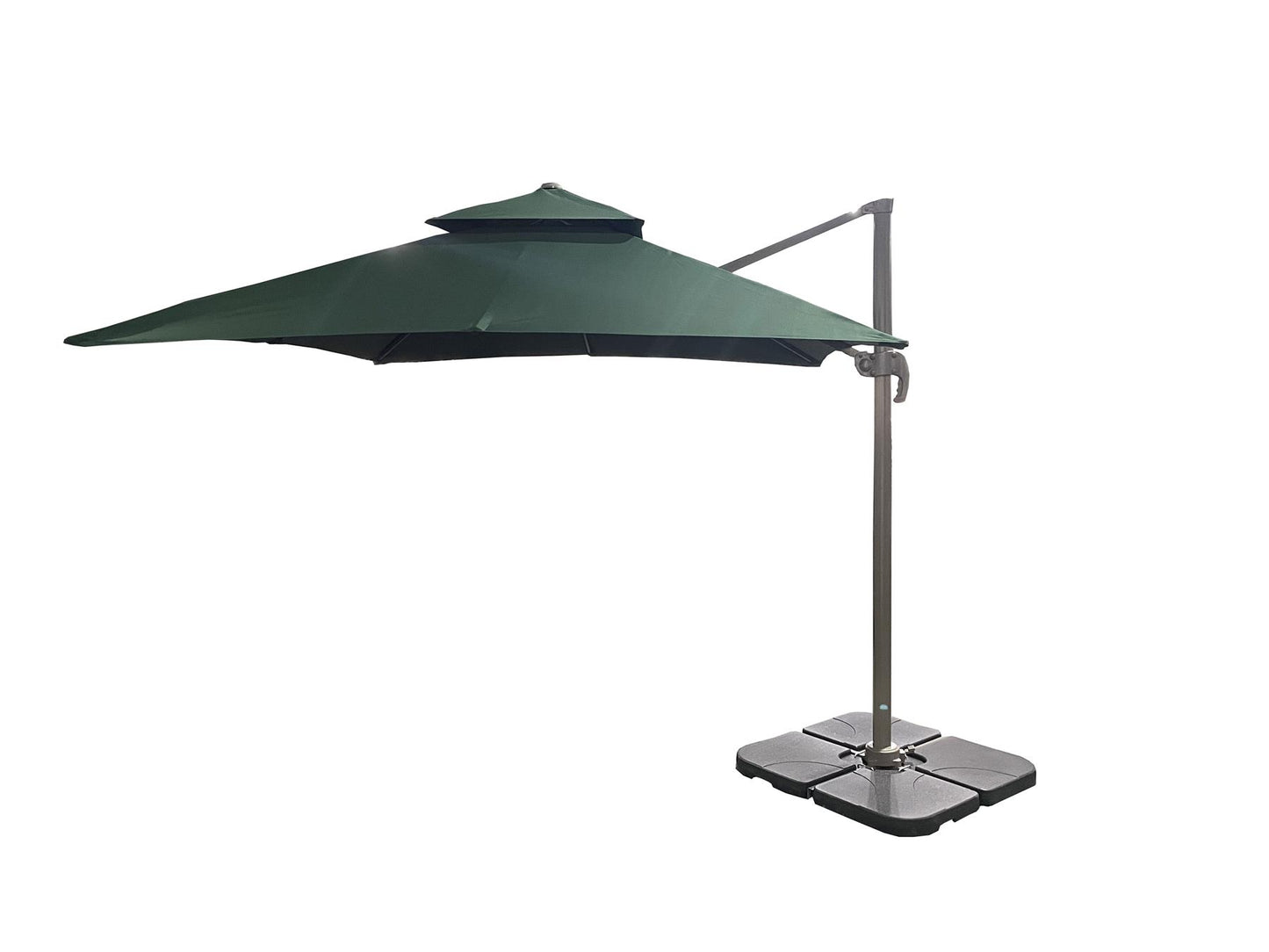 Green Square Parasol 264x40x16CM