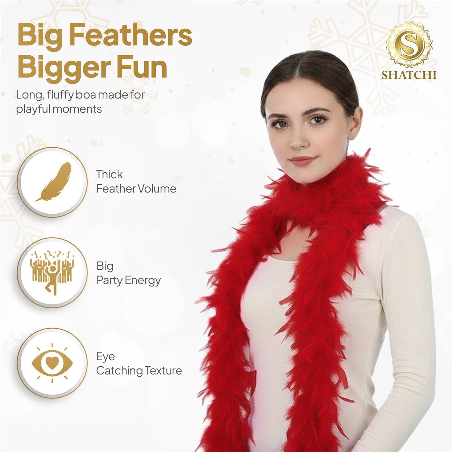Red Feather Boa