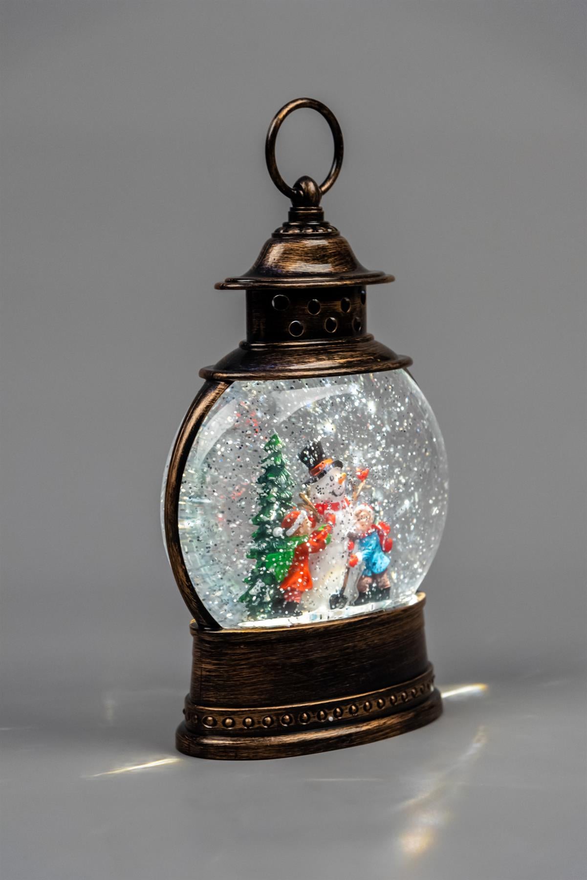 Light-Up Nativity Lantern Snow Globe