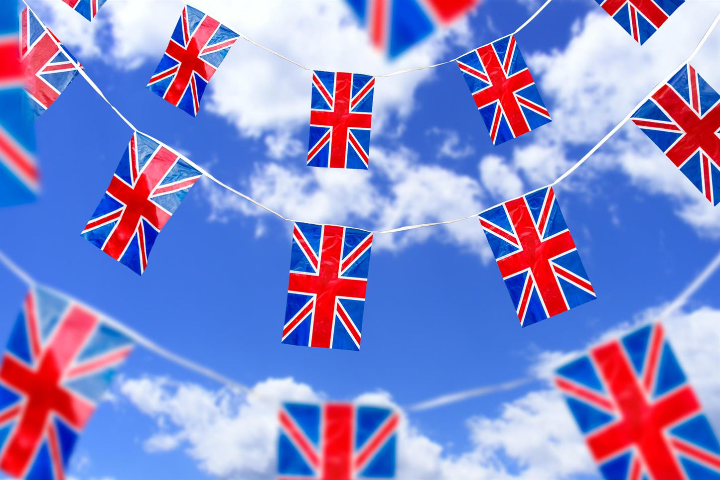 33ft Union Jack Bunting Garland 20 Flags