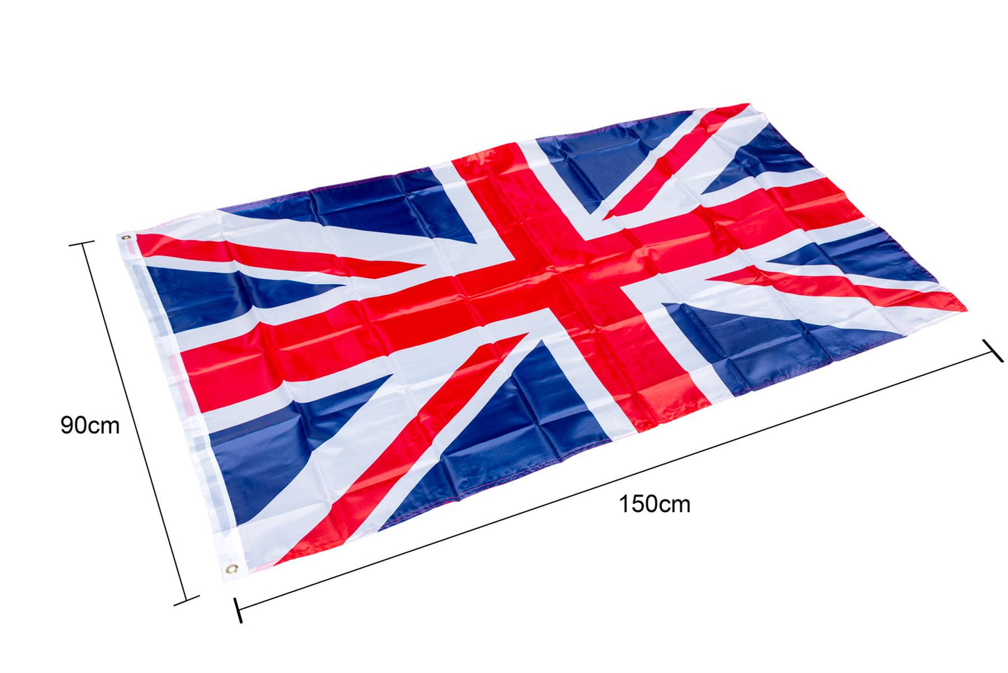 5x3ft Union Jack Flag with Eyelets