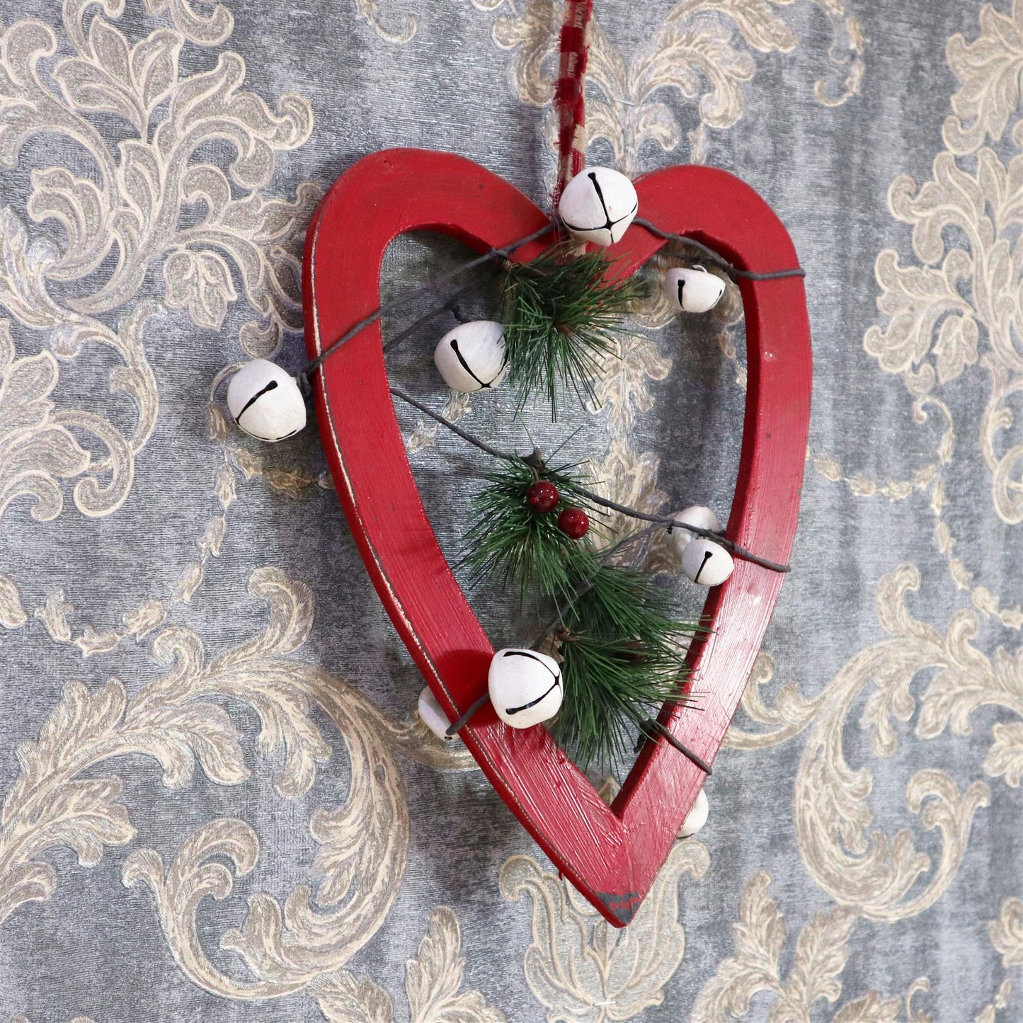 Hanging Decorations Red Heart 30cm