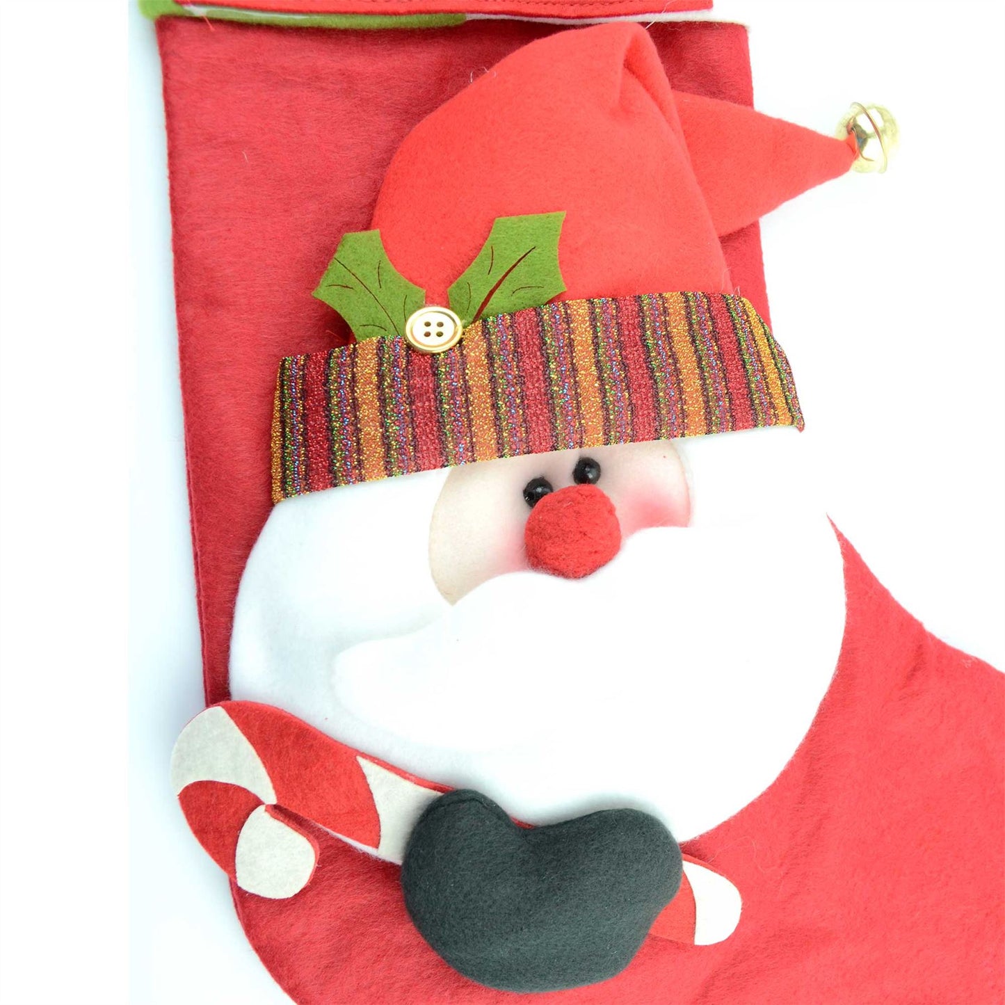 Personalized 3D Stocking with Santa Face