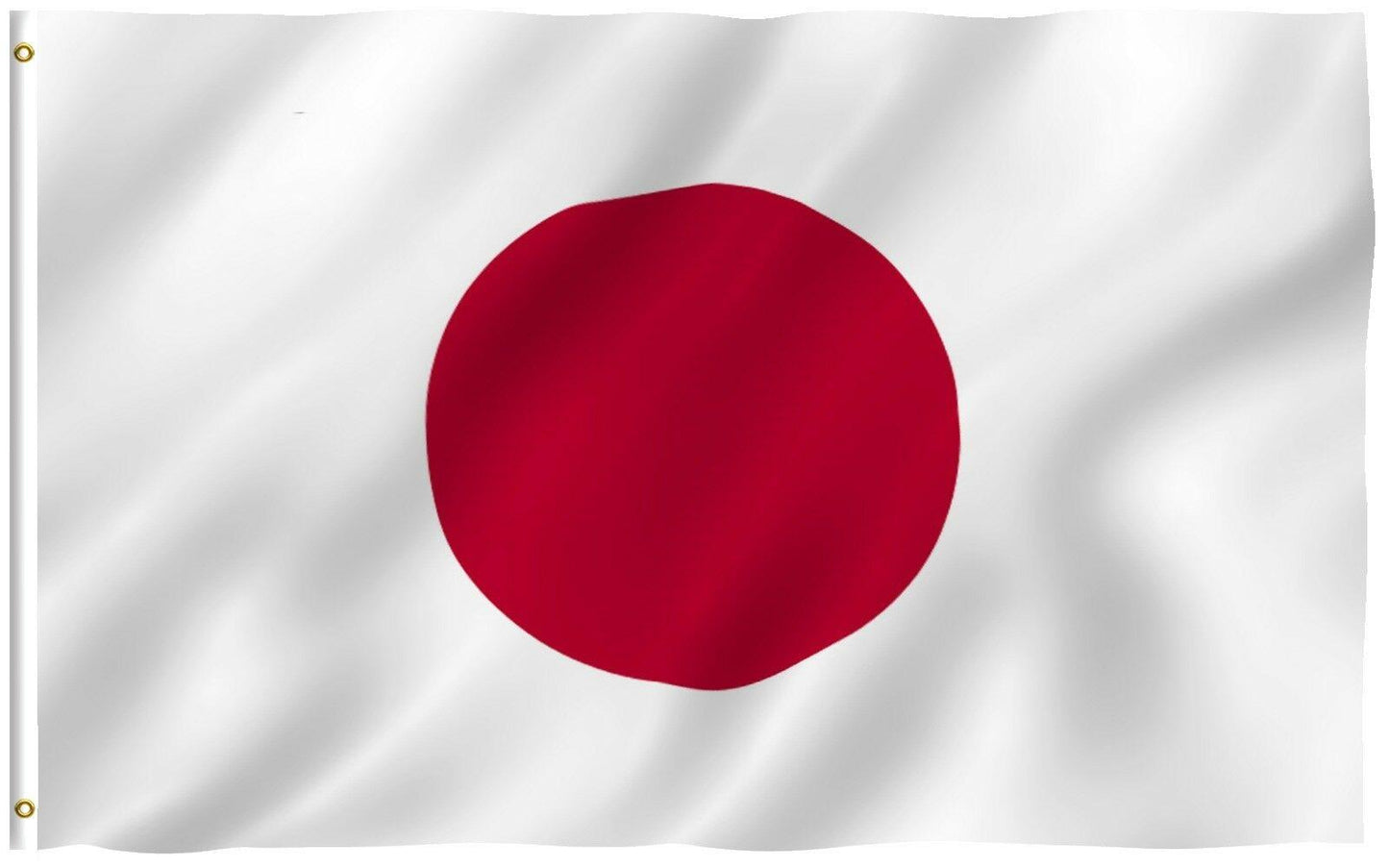 Japan Flag 5x3ft With Eyelets