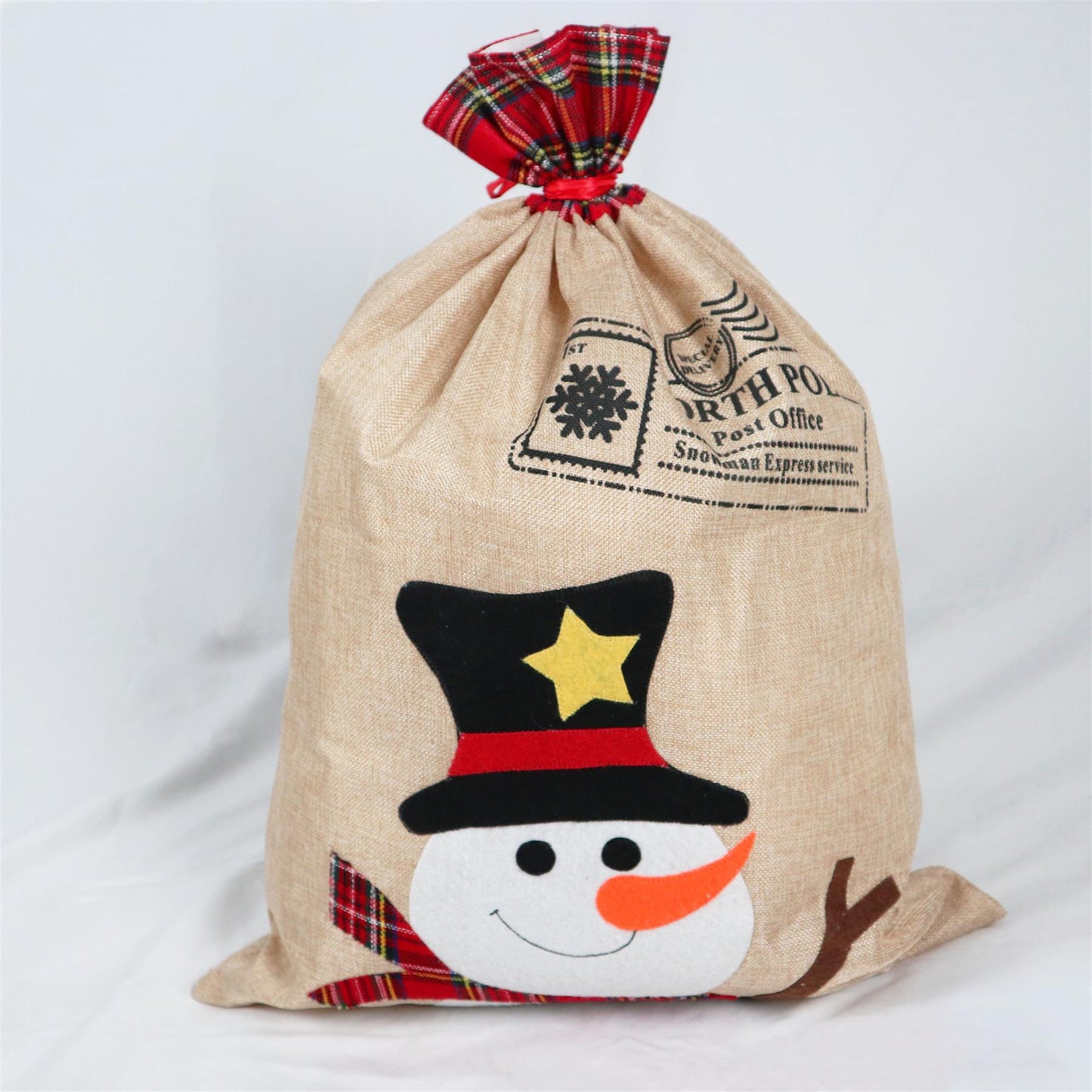 Christmas Sack Snowman 50 x 70 cm