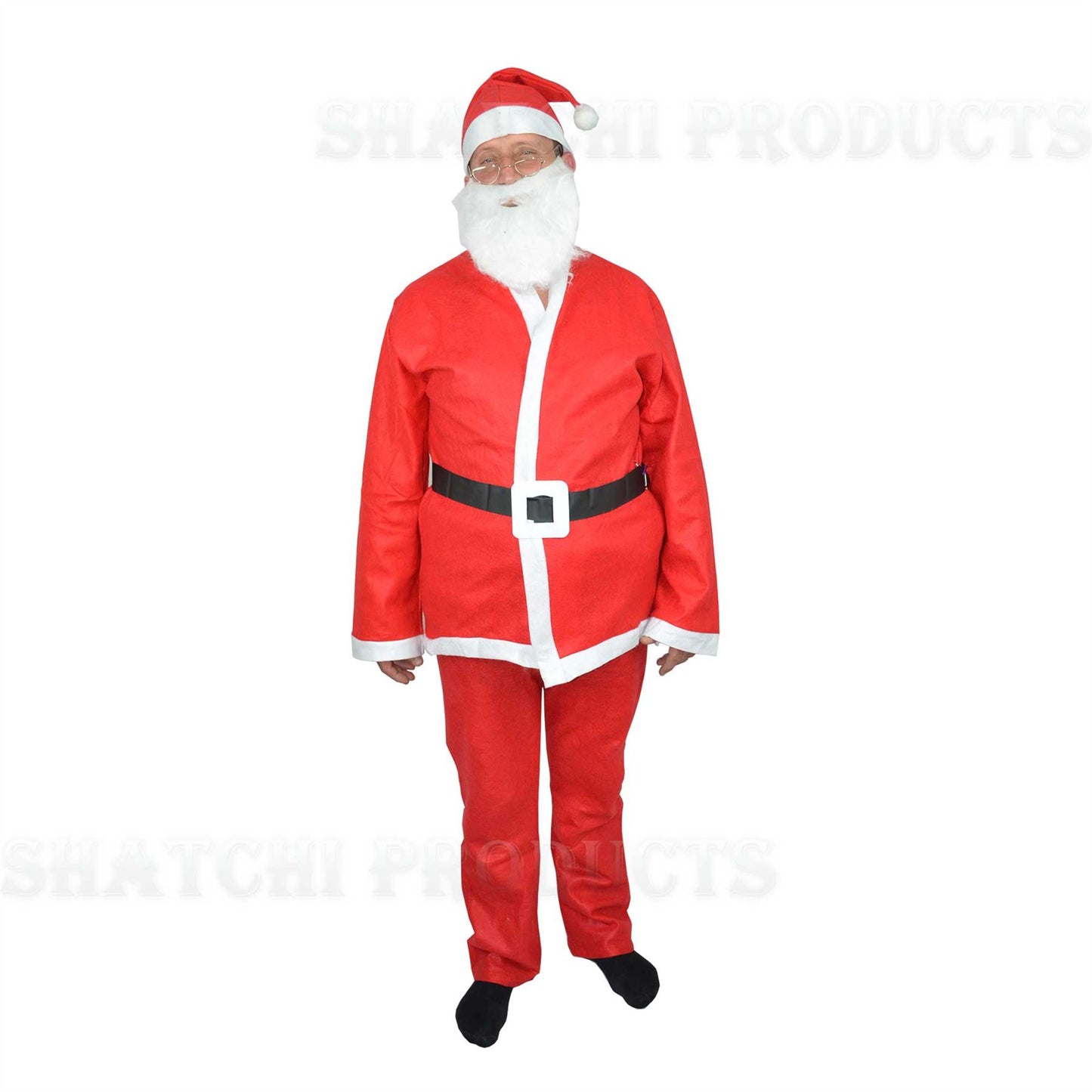 Adult Santa Suit Father Christmas Fancy Dress Costume