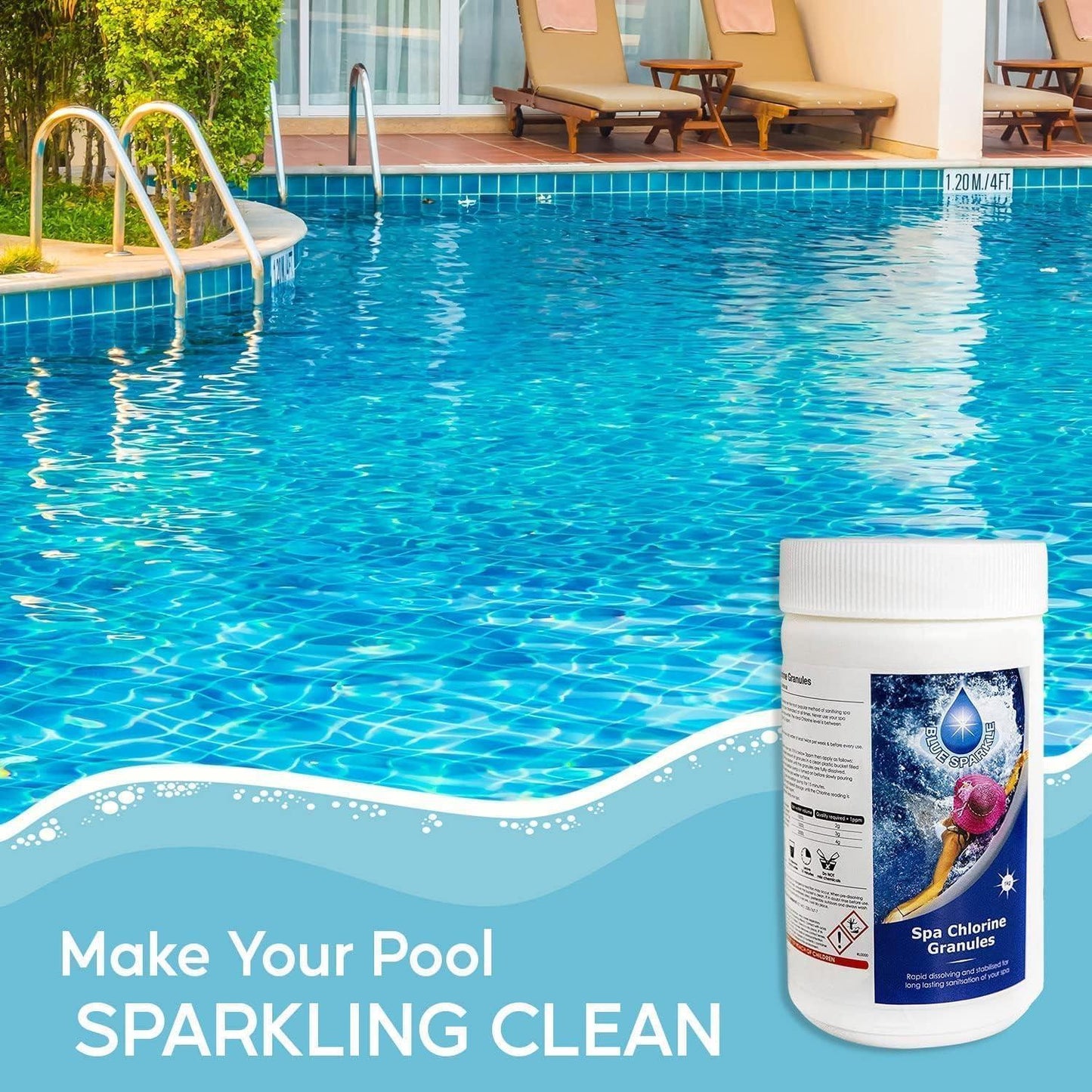 2kg Pool Chlorine Granules