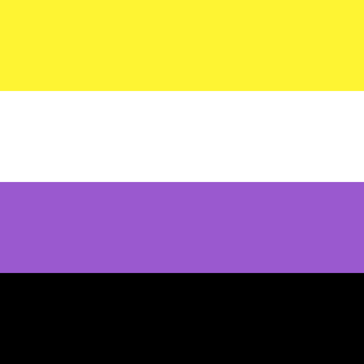 Non-Binary Pride Flag - 5x3ft