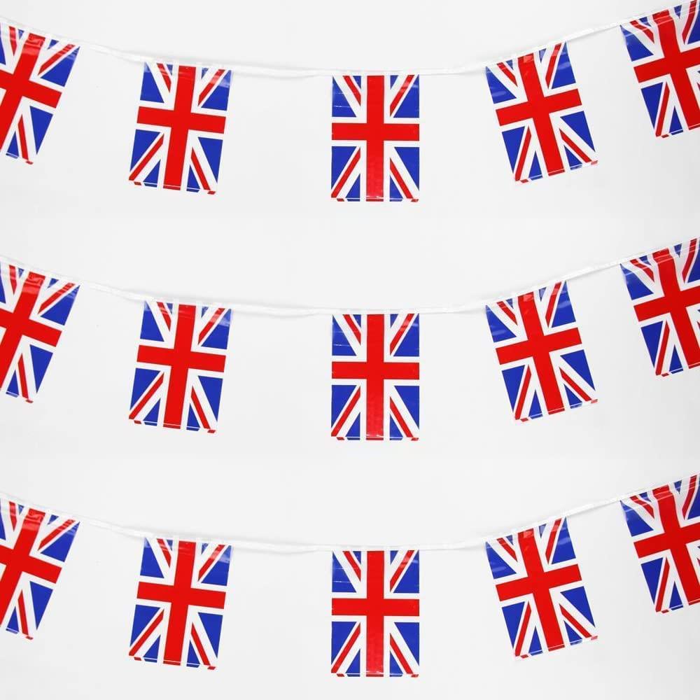 12ft Union Jack Bunting - 11 Flags