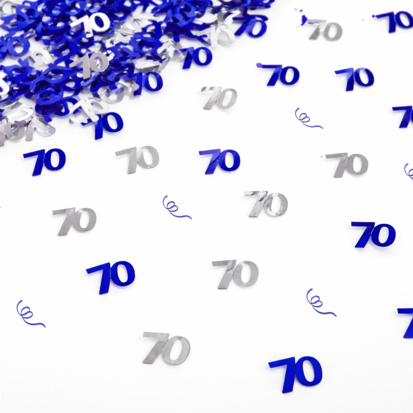 14g 70th Blue Birthday Confetti
