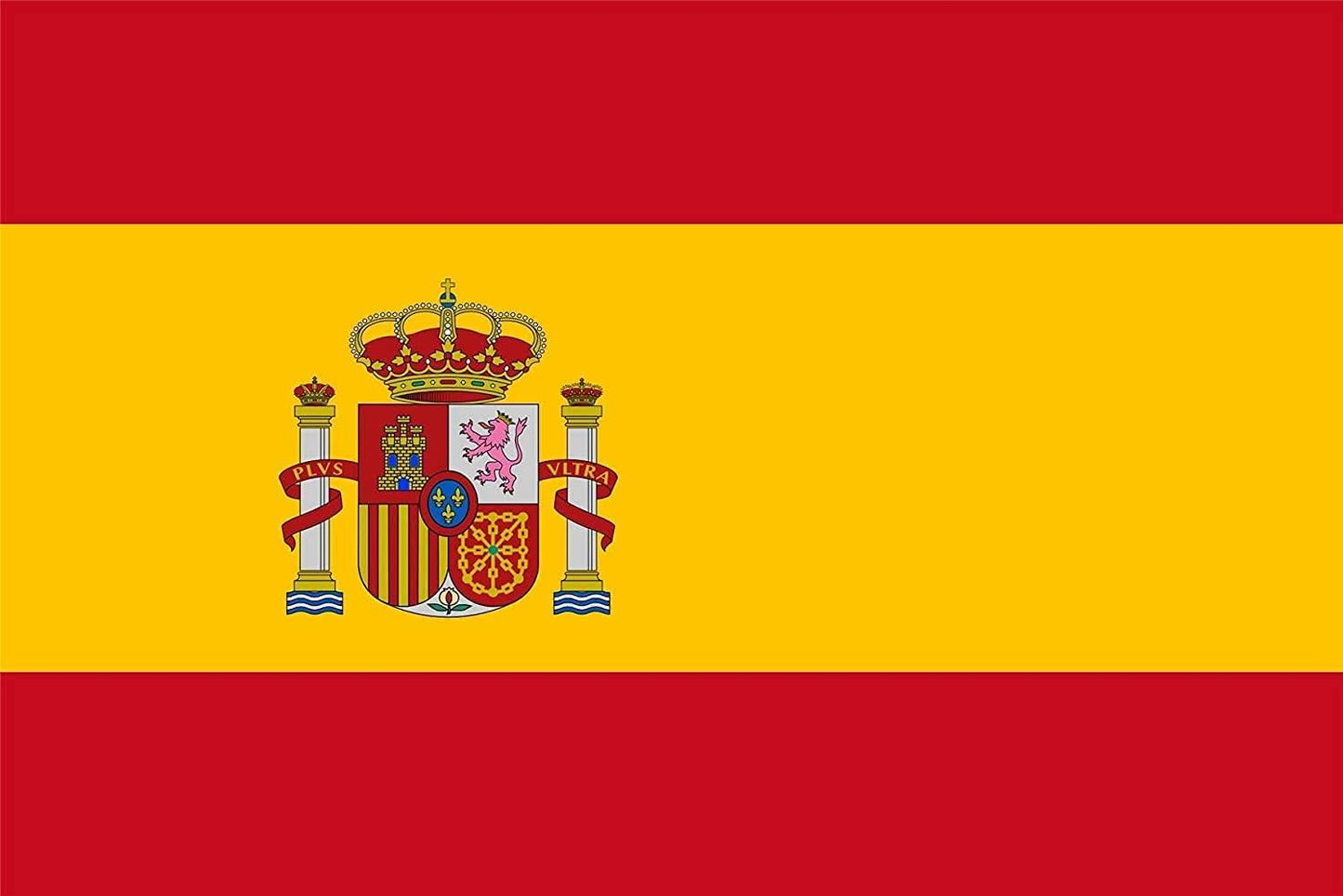 Spain Flag 5x3ft With Eyelets