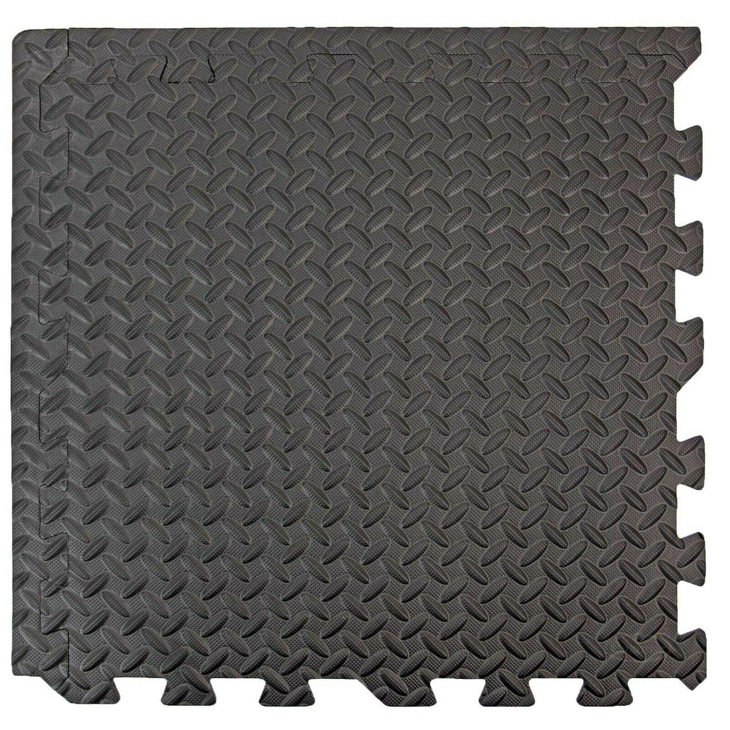 24pcs Black Puzzle Foam Mat (60x60x1.1cm)