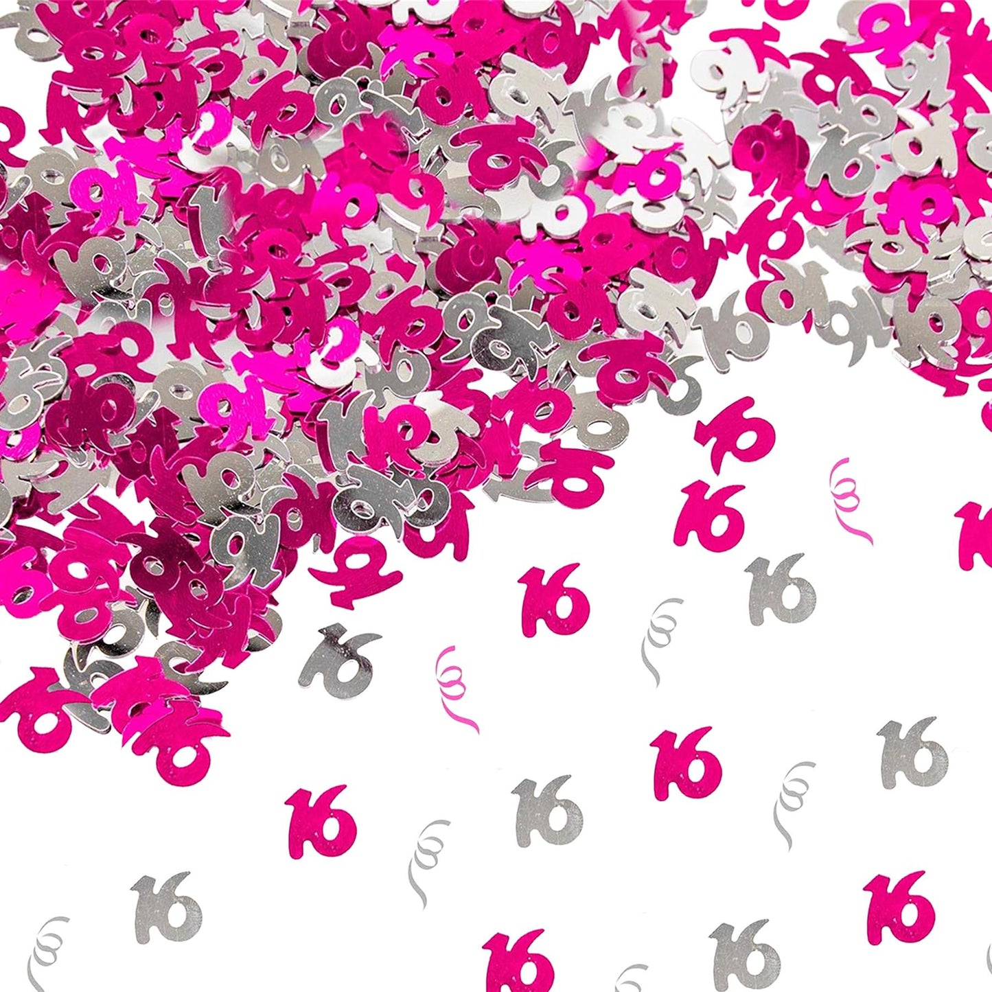 14g 16th Pink Happy Birthday Confetti