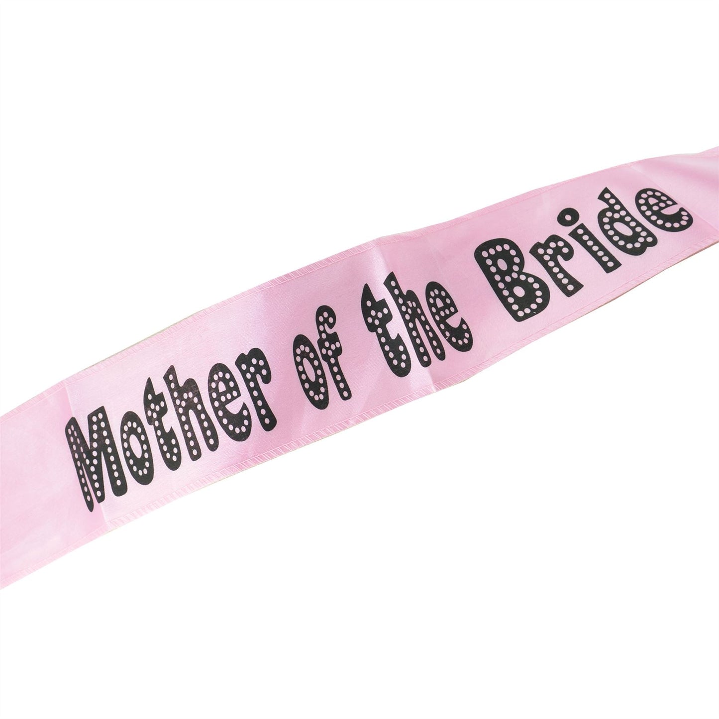 Shatchi Mother of the Bride Sash Pink-Black