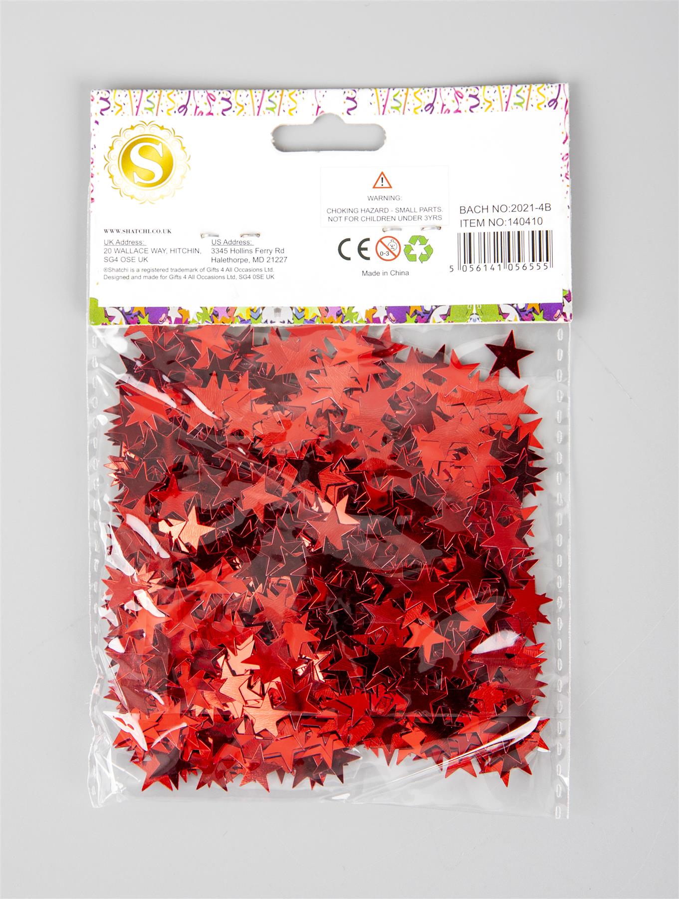 Star Confetti Red (14g)